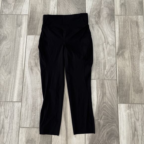 Lululemon Base Pace High-Rise Crop Leggings 21” Black Size 4 Athletic Stretch - Picture 1 of 10